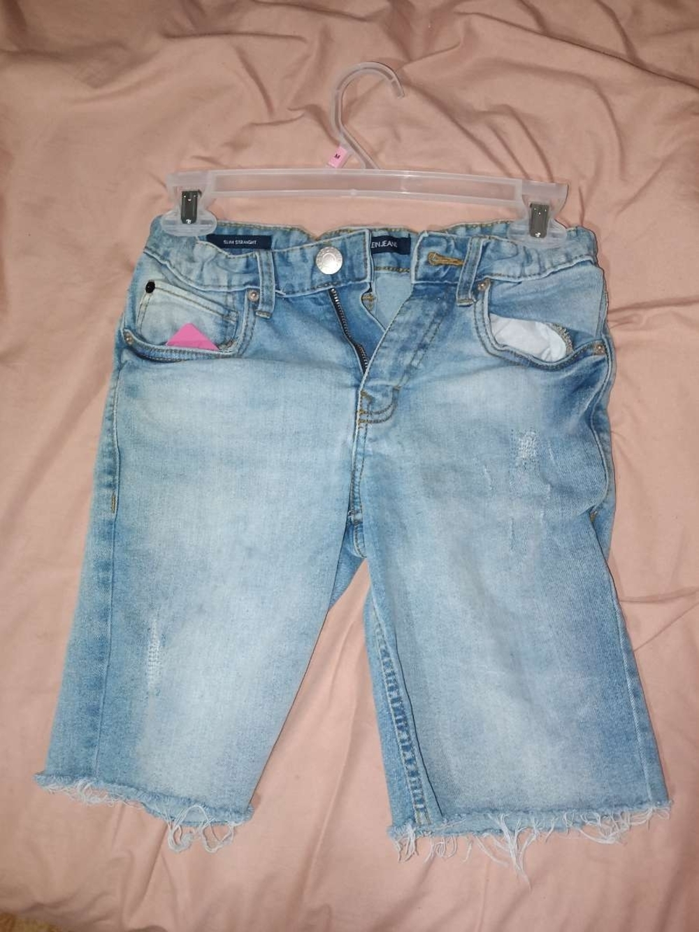 Light Wash Denim Cut-Off Boys Calvin Klein Jeans Size 10